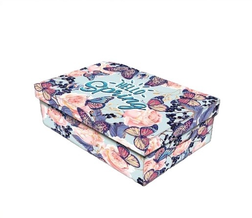 CAJA CHICA MARIPOSA II 31x22x12  INK DROP